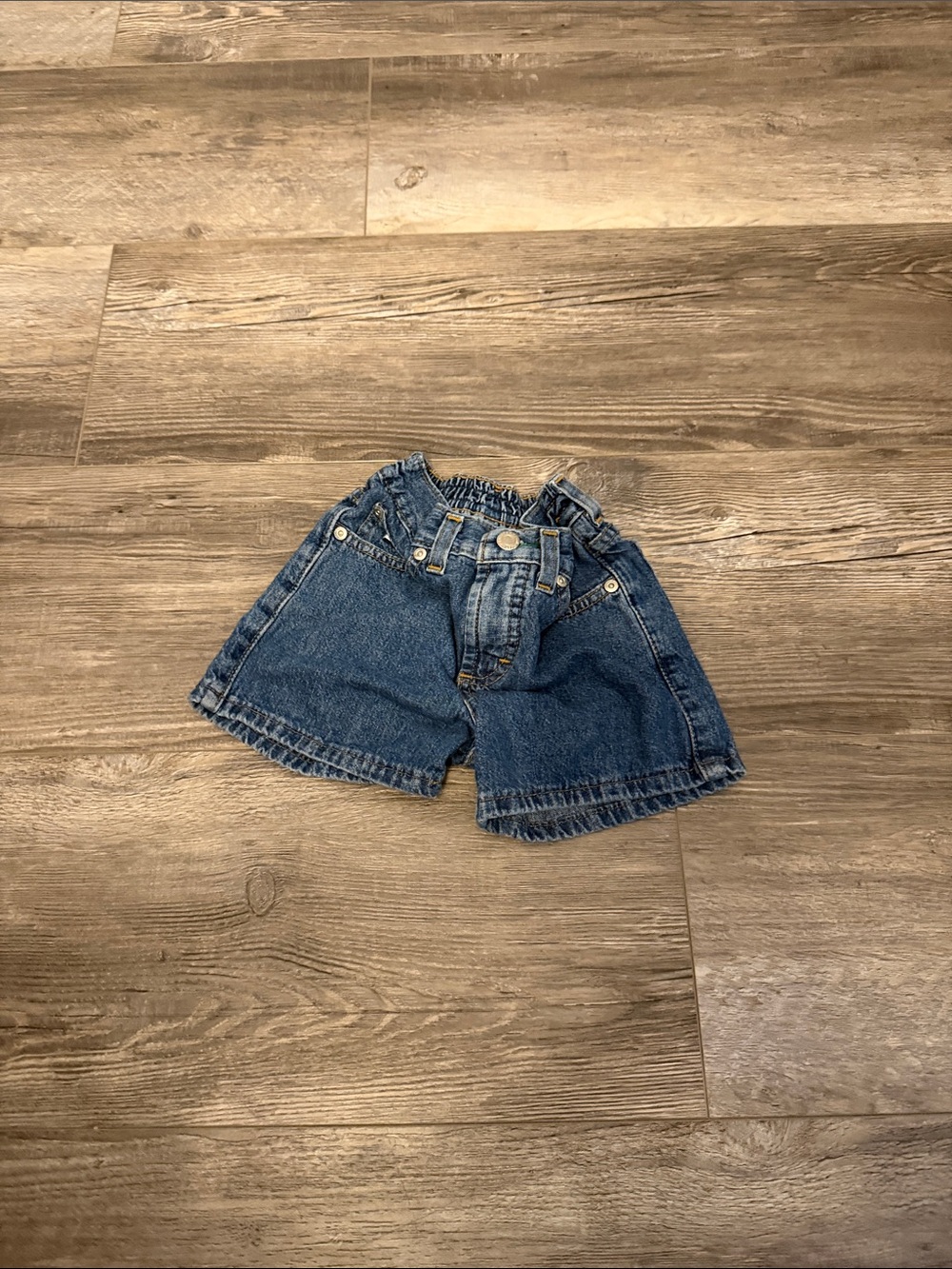 Tommy Hilfiger Dark Blue Denim Shorts for Kids